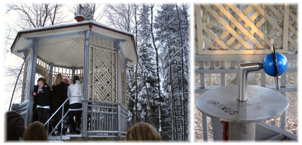 Uranus i lusthuset nedanför Villa Elfvik