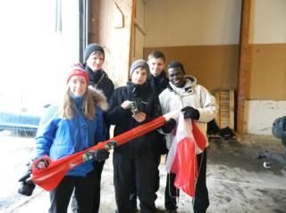 SG Can Science 2015 med vores CanSat og en raket.