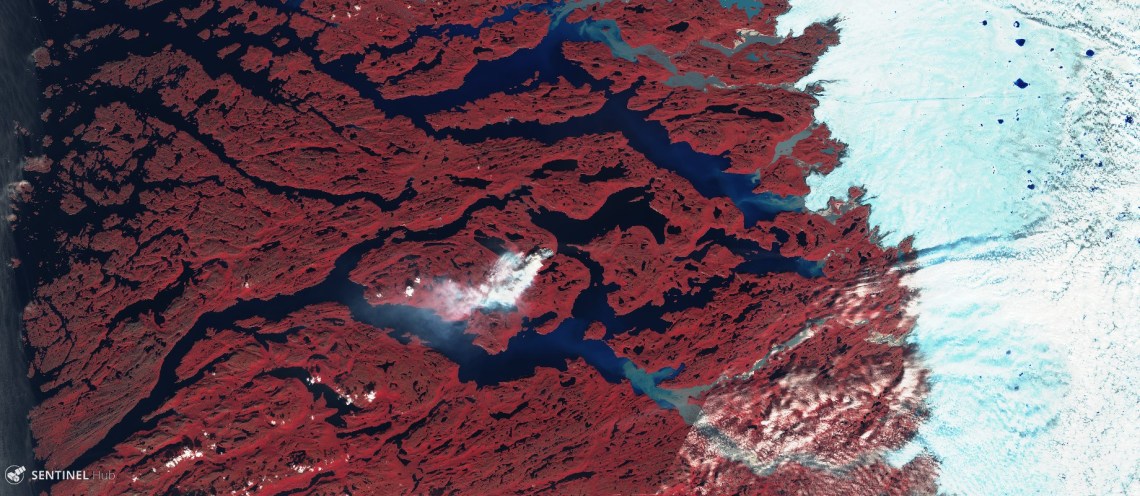 Sentinel image on 2017-08-03 NIR