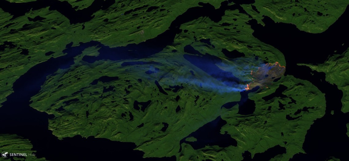 Sentinel image on 2017-08-08